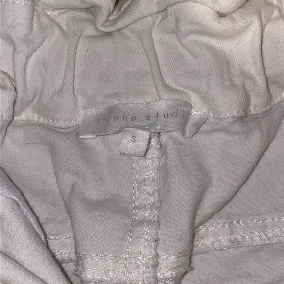 White jean shorts - Picture 3 of 3